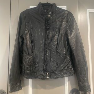 Guess leather motorcycle jacket